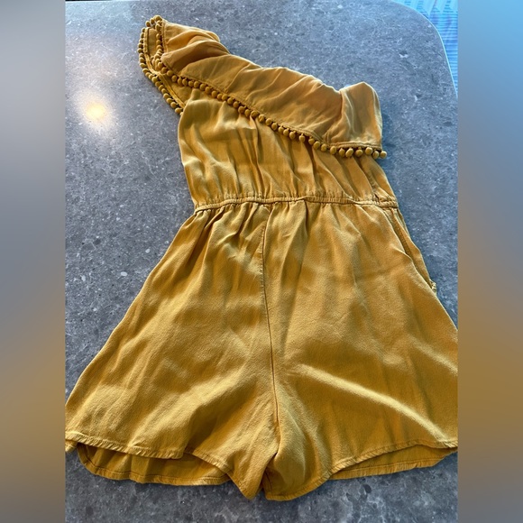 TEN SIXTY SHERMAN Yellow Romper - Picture 1 of 7